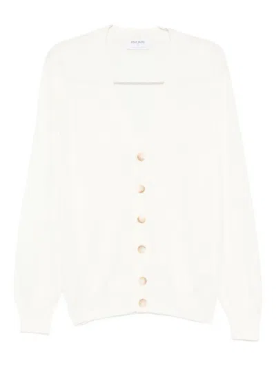 Gran Sasso Virgin-wool Cardigan In White