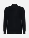 Gran Sasso Virgin Wool Mock Neck Sweater In Black