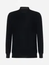 Gran Sasso Virgin Wool Mock Neck Sweater In Nero