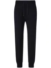 Gran Sasso Stretch Wool Joggers In Blue
