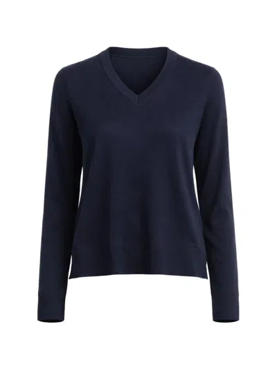 Gran Sasso V-neck Jumper In Blue