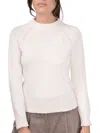 Gran Sasso White Wool Crew Neck Sweater In White