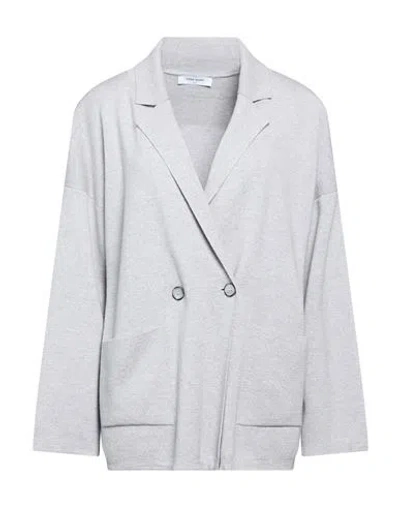 Gran Sasso Woman Blazer Light Grey Size 6 Virgin Wool In Gray