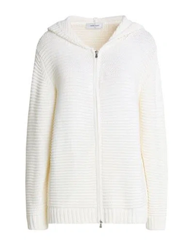 Gran Sasso Woman Cardigan Ivory Size 12 Cotton, Polyamide In White