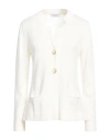 Gran Sasso Woman Cardigan Ivory Size 6 Virgin Wool, Viscose, Cashmere