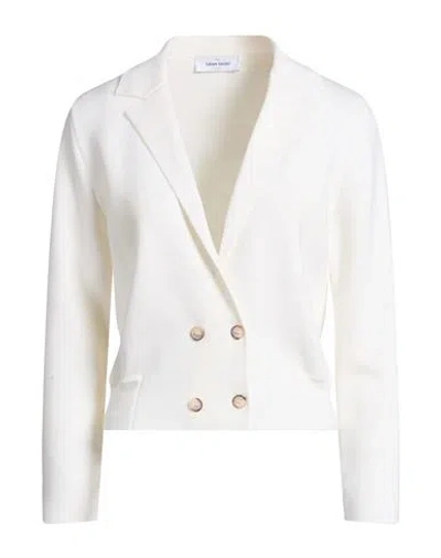 Gran Sasso Woman Cardigan Ivory Size 8 Virgin Wool In White