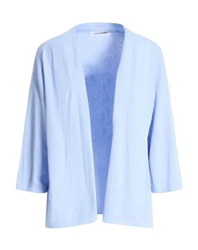 Gran Sasso Woman Cardigan Light Blue Size 10 Viscose, Polyester