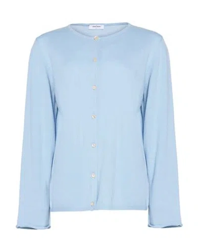 Gran Sasso Woman Cardigan Light Blue Size 12 Virgin Wool, Viscose, Cashmere