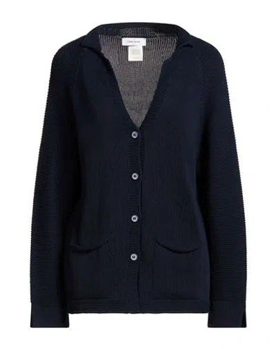 Gran Sasso Woman Cardigan Midnight Blue Size 12 Cotton