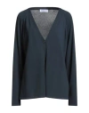 Gran Sasso Woman Cardigan Midnight Blue Size 16 Viscose, Polyamide In Blue