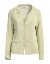 Gran Sasso Woman Cardigan Sage Green Size 12 Cotton In Sage Green