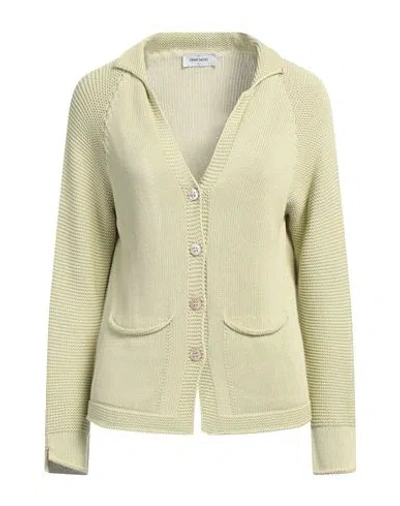 Gran Sasso Woman Cardigan Sage Green Size 12 Cotton