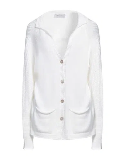 Gran Sasso Woman Cardigan White Size 12 Cotton