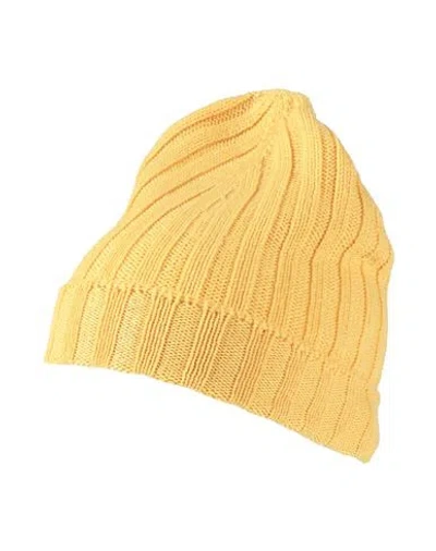 Gran Sasso Woman Hat Yellow Size Onesize Cashmere