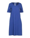 Gran Sasso Woman Midi Dress Blue Size 6 Cotton, Polyamide, Elastane