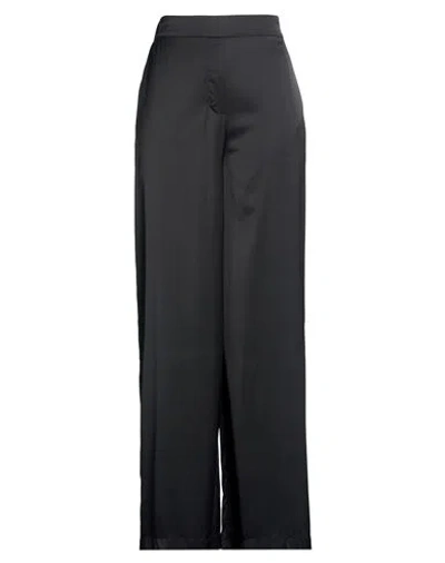 Gran Sasso Woman Pants Black Size 10 Viscose, Silk, Elastane