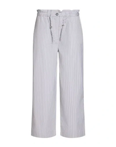 Gran Sasso Woman Pants Light Grey Size 10 Cotton In Gray