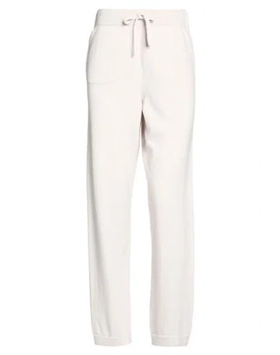 Gran Sasso Woman Pants Light Grey Size 6 Virgin Wool, Viscose, Cashmere In Gray