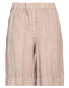 Gran Sasso Woman Shorts & Bermuda Shorts Beige Size 6 Linen In Beige