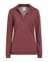 Gran Sasso Woman Sweater Antique Rose Size 10 Virgin Wool In Brown