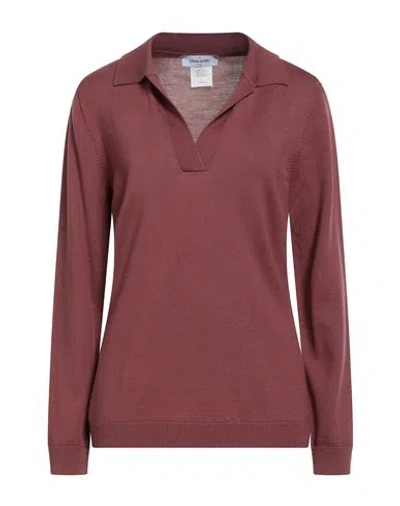 Gran Sasso Woman Sweater Antique Rose Size 10 Virgin Wool In Brown