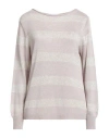 Gran Sasso Woman Sweater Antique Rose Size 16 Viscose, Polyester, Metallic Polyester In Purple
