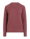 Gran Sasso Woman Sweater Antique Rose Size 4 Virgin Wool In Pink