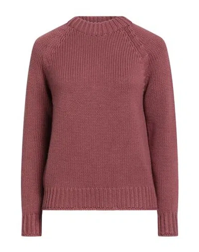 Gran Sasso Woman Sweater Antique Rose Size 4 Virgin Wool In Pink