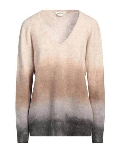 Gran Sasso Woman Sweater Beige Size 10 Alpaca Wool, Polyamide, Virgin Wool