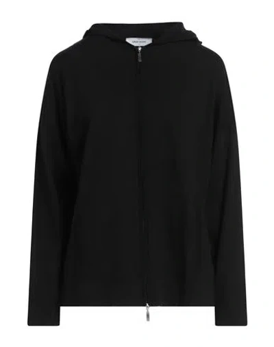 Gran Sasso Woman Sweater Black Size 10 Cotton