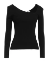 Gran Sasso Woman Sweater Black Size 4 Viscose, Polyester