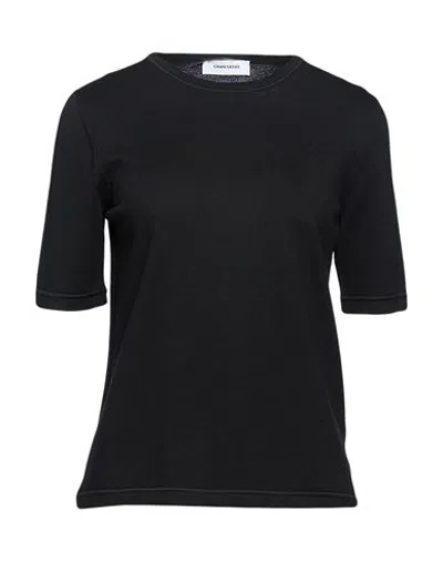 Gran Sasso Woman Sweater Black Size 6 Virgin Wool