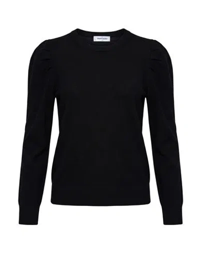 Gran Sasso Woman Sweater Black Size 6 Virgin Wool, Viscose, Cashmere