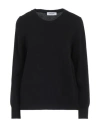 Gran Sasso Woman Sweater Black Size 8 Virgin Wool