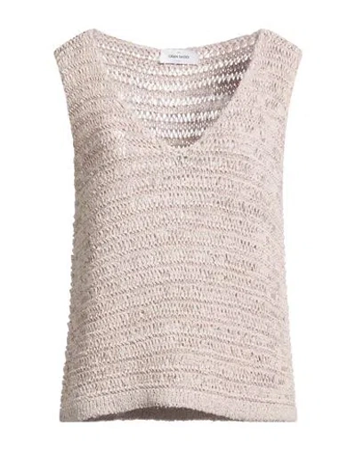 Gran Sasso Woman Sweater Grey Size 4 Cotton, Polyamide In Neutral