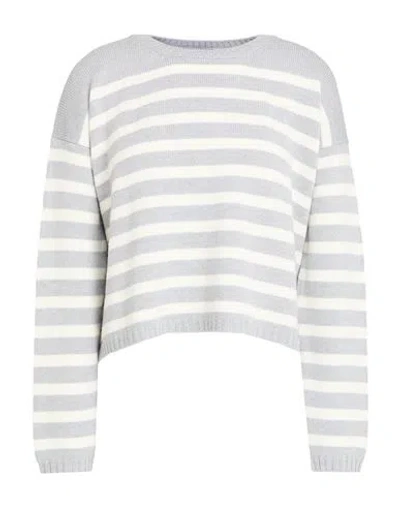 Gran Sasso Woman Sweater Grey Size 4 Virgin Wool, Viscose, Cashmere In Gray