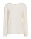 Gran Sasso Woman Sweater Ivory Size 12 Virgin Wool, Viscose, Cashmere