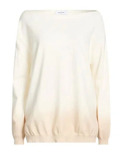 Gran Sasso Woman Sweater Ivory Size 6 Viscose, Polyester In Neutral