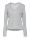 Gran Sasso Woman Sweater Light Grey Size 8 Virgin Wool, Viscose, Cashmere In Gray