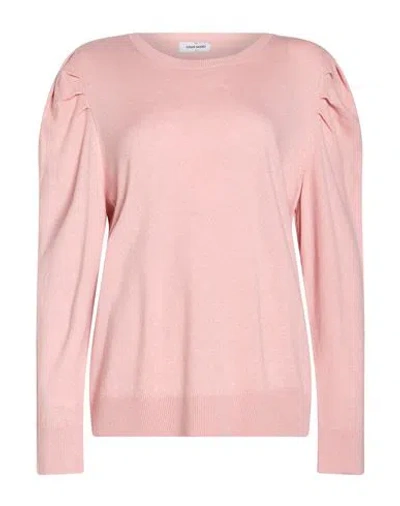 Gran Sasso Woman Sweater Light Pink Size 12 Virgin Wool, Viscose, Cashmere