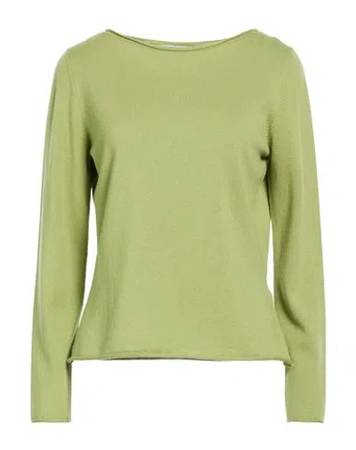 Gran Sasso Woman Sweater Lime Green Size 14 Virgin Wool, Viscose, Cashmere