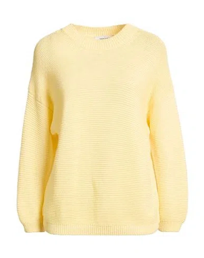 Gran Sasso Woman Sweater Marigold Size 6 Cotton, Polyamide, Elastane In Yellow