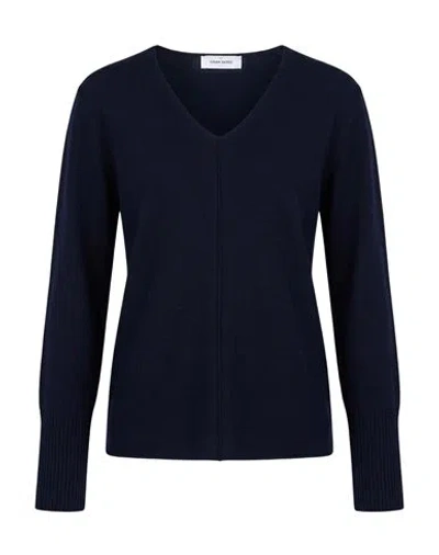 Gran Sasso Woman Sweater Midnight Blue Size 6 Virgin Wool