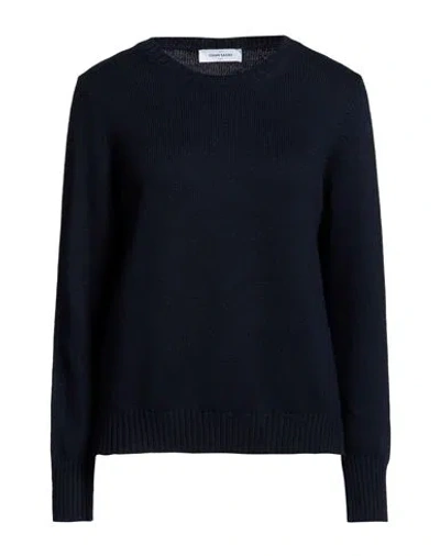 Gran Sasso Woman Sweater Midnight Blue Size 8 Virgin Wool