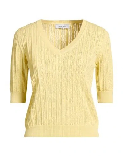 Gran Sasso Woman Sweater Mustard Size 8 Cotton In Yellow
