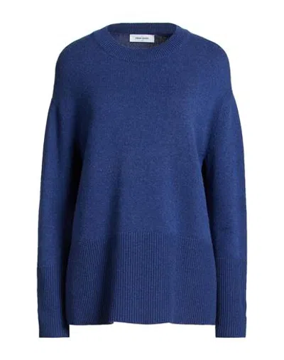 Gran Sasso Woman Sweater Navy Size 6 Virgin Wool, Viscose, Cashmere In Blue