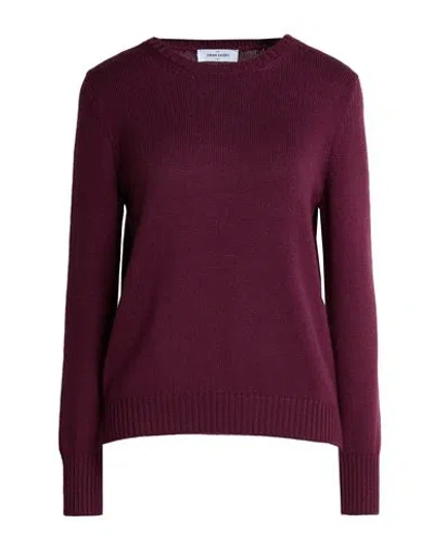 Gran Sasso Woman Sweater Plum Size 4 Virgin Wool In Multi