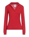 Gran Sasso Woman Sweater Red Size 4 Virgin Wool