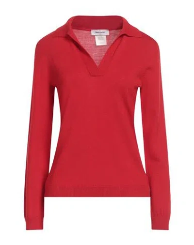 Gran Sasso Woman Sweater Red Size 4 Virgin Wool