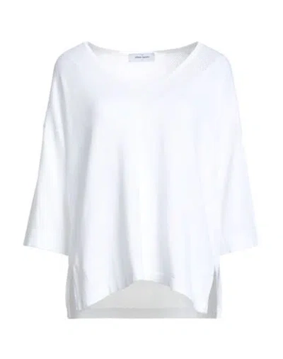 Gran Sasso Woman Sweater White Size 10 Cotton